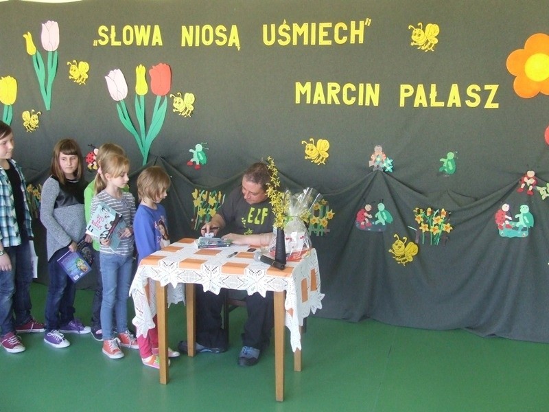 Marcin Pałasz podpisywał swoje książki