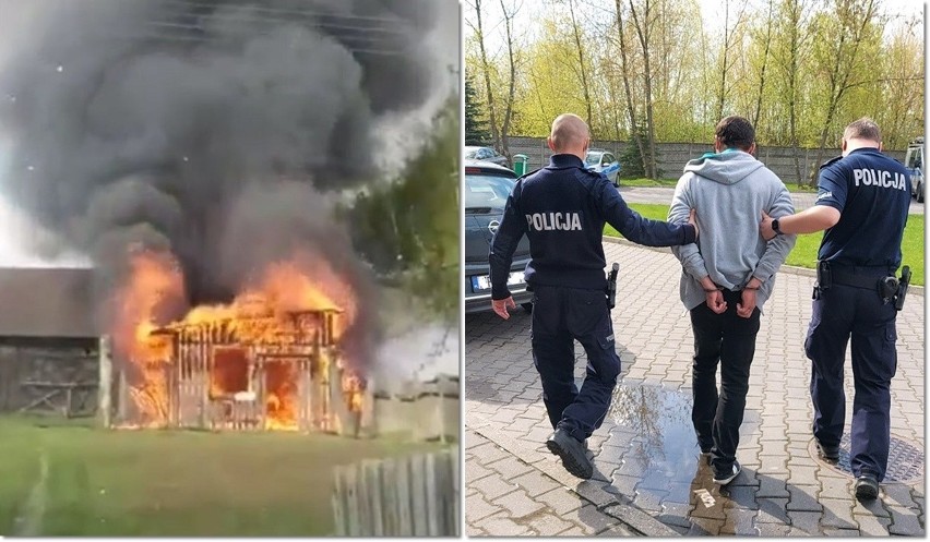 Gmina Gidle. Podpalacz zatrzymany. Podpalił budynek w Ciężkowicach... bo chciał się zemścić