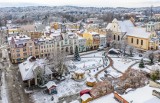 Wejherowo w pięknej zimowej scenerii. Zobaczcie zdjęcia z drona