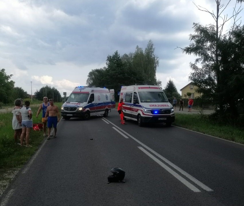 Na miejscu tragicznego wypadku w Staszowie.