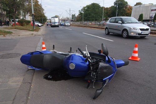 Śmierć motocyklisty. Wypadek na al. Politechniki  (aktuali.)