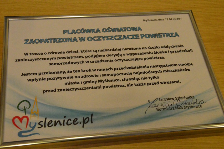 Gmina Myślenice. Powietrze w przedszkolach i żłobku będzie wolne od smogu