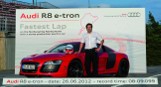 Audi R8 e-tron bije rekord toru Nurburgring