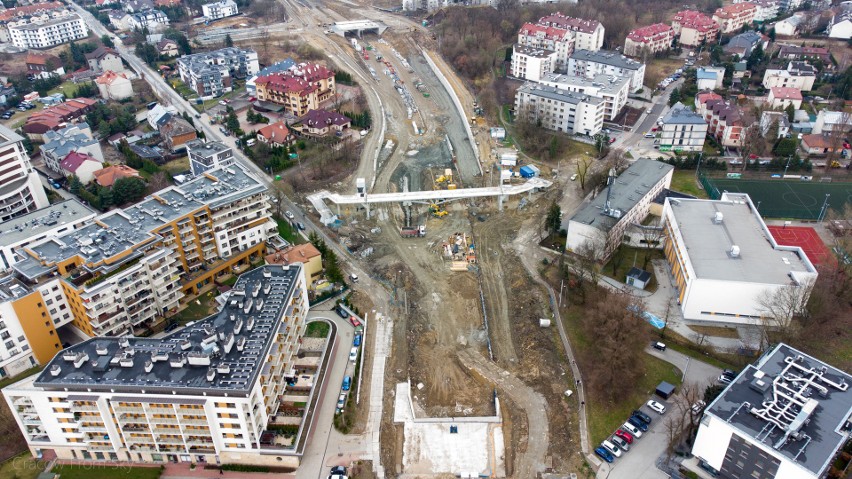 Kraków. Przelecieliśmy dronem nad Trasą Łagiewnicką. Od początku do końca [10.04]