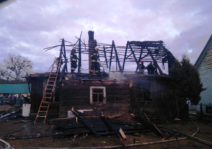 Do pożaru w miejscowości Szyndziel (pow. sokólski) doszło w...