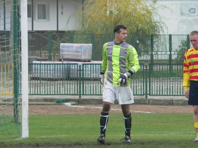 Marcin Kostrzewa, bramkarz Klubu Sportowego Warka
