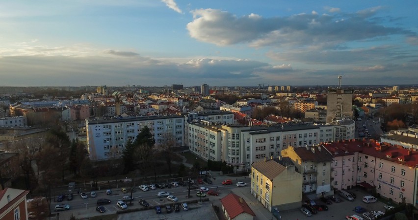 Podniebny Rzeszów. Śródmieście Południe tętni życiem [WIDEO]