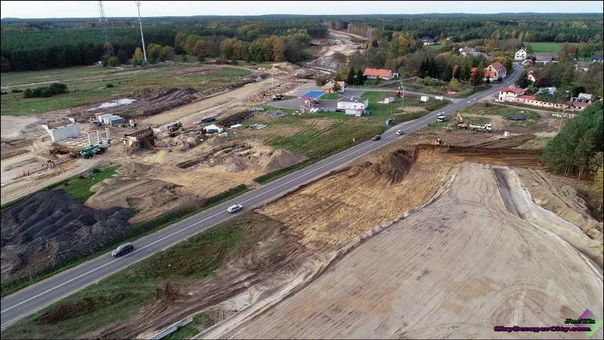 ZDJĘCIA z budowy drogi S3 na odcinku Miękowo-Brzozowo