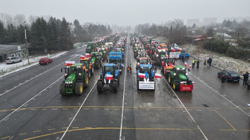W piątek zorganizowany został ogólnopolski protest rolników....