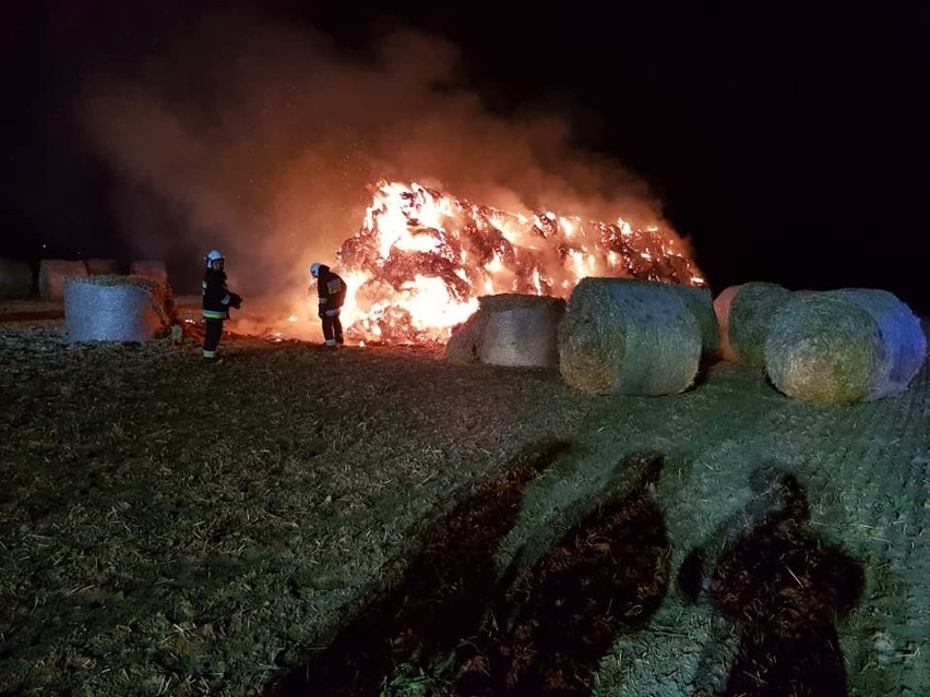 Tym razem spłonął stóg siana w miejscowości Bachorce. To już...