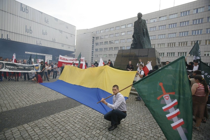 Marsz Powstańców Śląskich w Katowicach