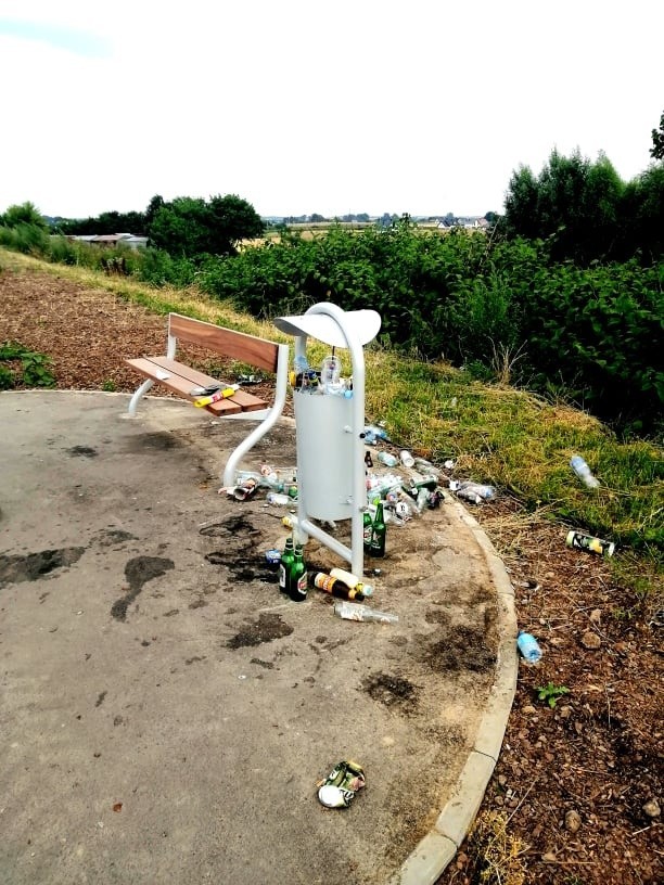 Świdnik. Radni zakasali rękawy i posprzątali park przy Kauflandzie