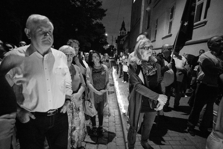 Demonstracja przed słupskim sądem