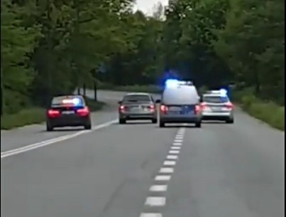 Tak pijany kierowca BMW z Wrocławia uciekał przed policją [FILM]