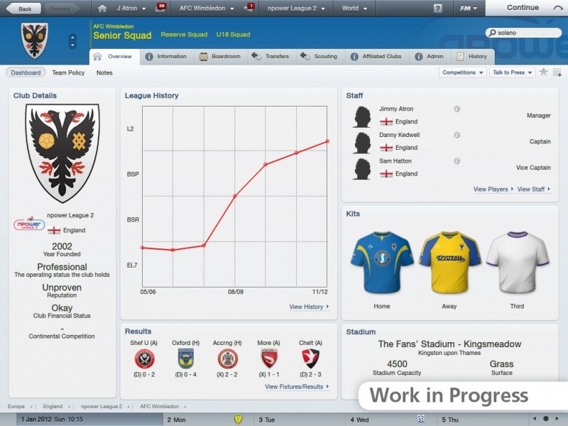 Football Manager 2012: poprowadź swój klub piłkarski