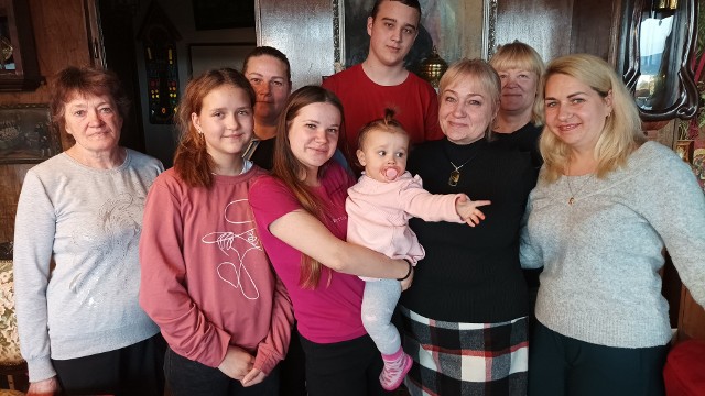 Iwona Tworzydło-Grzesik z Królówki przyjęła pod swój dach osiem osób z Ukrainy