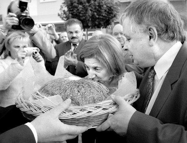 Lech Kaczynski na Podkarpaciu