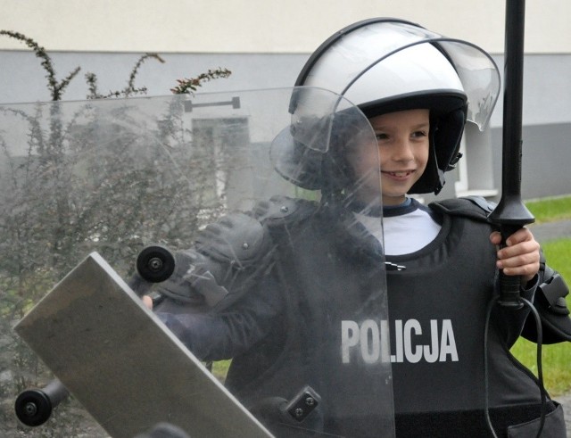 Młodzi chłopcy nie mogli oderwać oczu od antyterrorystów. Kilku z nich już zadecydowało &#8211; "jak dorosnę, zostanę policjantem".