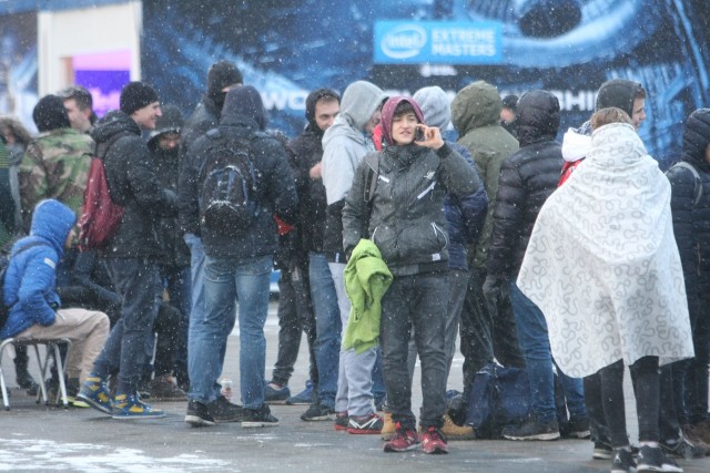 Katowice, Spodek, godz. 7. IEM Katowice 2017: fani gier komputerowych już w kolejce