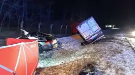 Tragiczny wypadek na drodze krajowej. Nie żyje 34-latek
