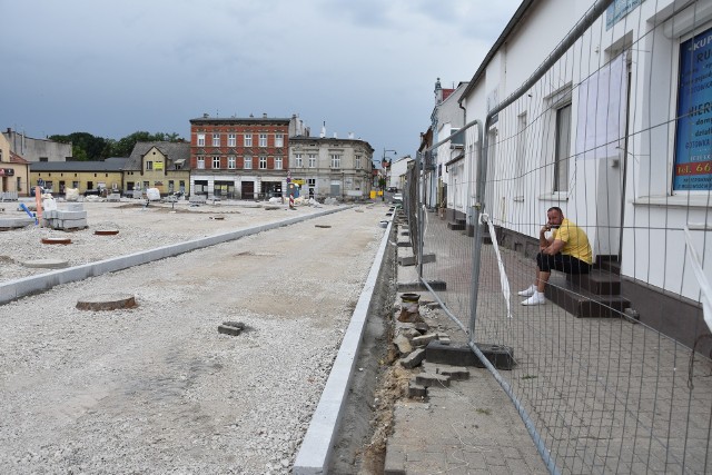 Rynek w Solcu Kujawskim ogrodzony. W poniedziałek 16 sierpnia drogowcy wejdą też na ul. Toruńską