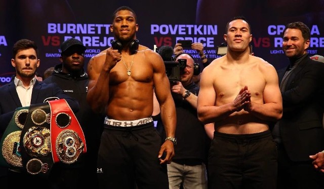 Anthony Joshua (20-0, 20 KO) i Joseph Parker (24-0, 18 KO) walczyli o 4 pasy: IBF, WBA, WBO i IBO.