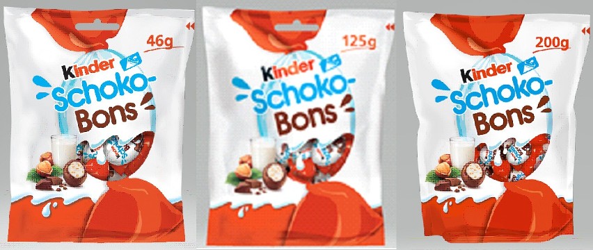 ► Nazwa produktu: Kinder Schokobons 46 g, 125 g, 200 g...