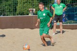 Paweł Sobolewski, legenda Korony Kielce, zagrał w plażowych trójkach Lotto Cup na Basenie Letnim w Kielcach. Zobacz zdjęcia
