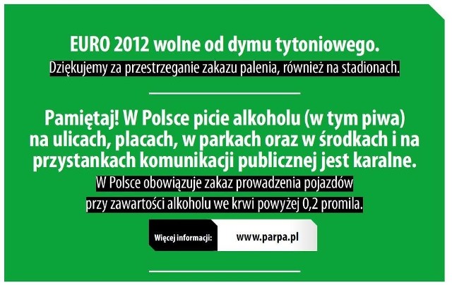 Plakat przed Euro 2012