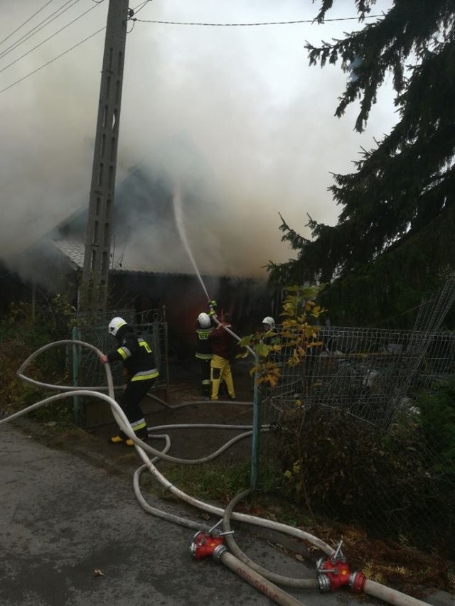 Pożar mieszkania w Solcu nad Wisłą.
