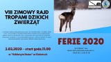 VIII Zimowy Rajd Tropami Dzikich Zwierząt w poniedziałek 3 lutego w Ciekotach