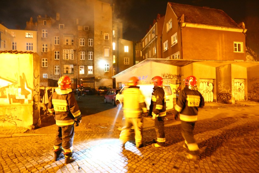 Pożar przy ulicy Lawendowej w Gdańsku, 16.03.2020