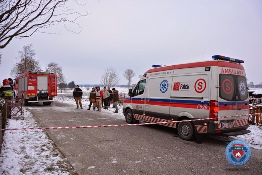 Śmiertelny pożar pod Łowiczem. 51-letni mężczyzna spłonął w mieszkaniu 