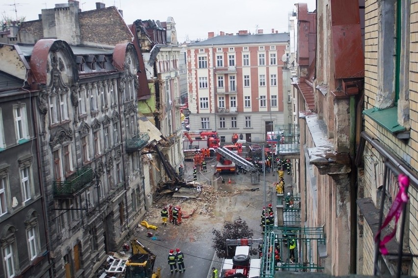 Dlaczego doszło do wybuchu w Katowicach? ZDJĘCIA Wstrząs w kopalni, potem eksplozja w kamienicy