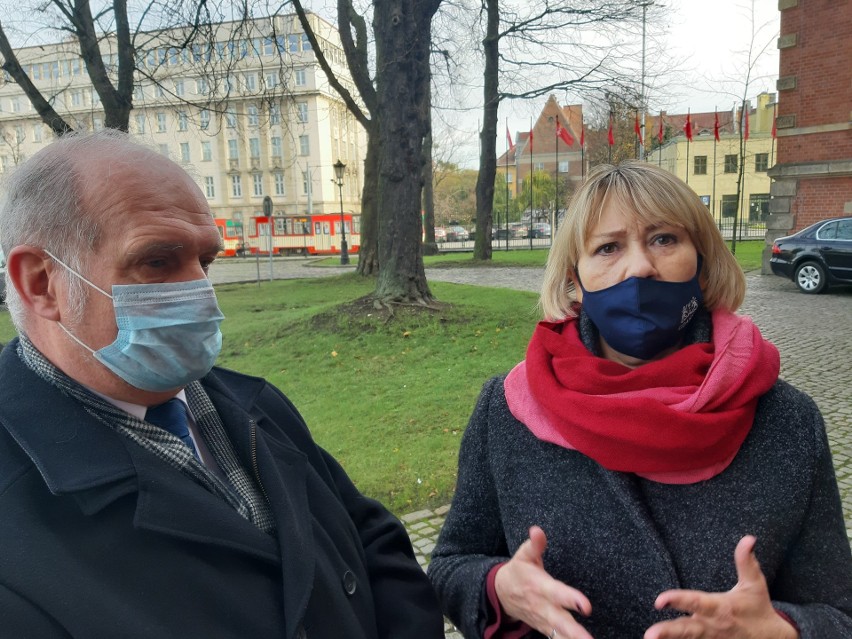 Konferencja prasowa radnych Prawa i Sprawiedliwości na temat...