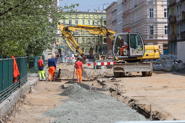 Remont ulicy Bohaterów Getta Warszawskiego