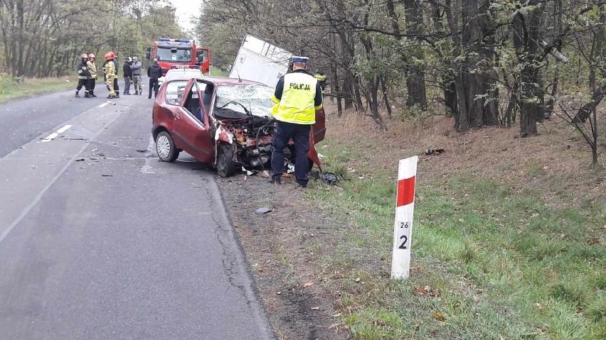 60-letni kierowca fiata zginął w wypadku, do którego doszło...