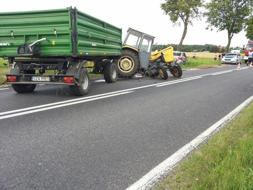 DZ24: Wypadek z udziałem burmistrza Szczekocin [ZDJĘCIA]