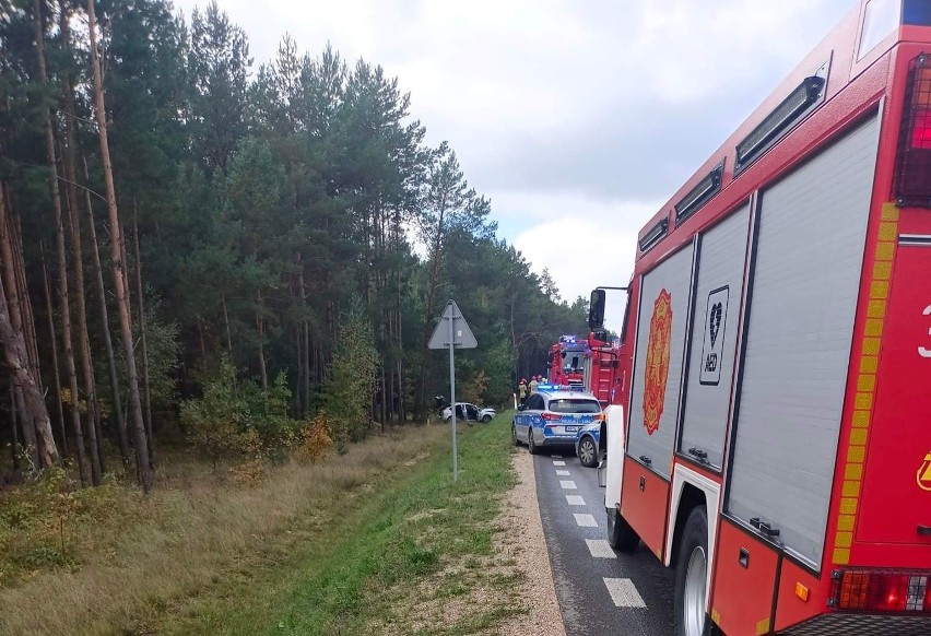 Wypadek w Bolminie. Ciężarną kobietę zabrał śmigłowiec. Zobacz zdjęcia