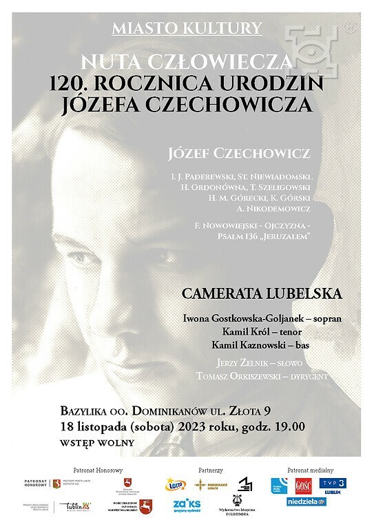 „Nuta człowiecza” rozbrzmi w Bazylice. Wyjątkowy koncert na 120. urodziny „poety Lublina”