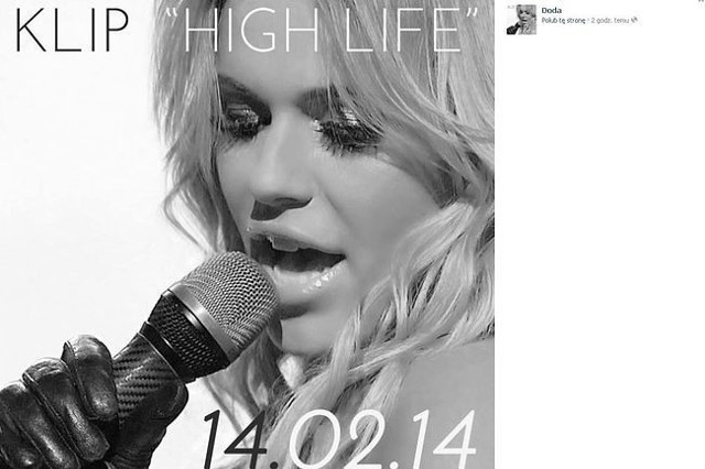 Premiera teledysku Dody do piosenki "High Life" 14 lutego w Walentynki! (fot. Facebook.com)