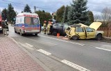 Wypadek w gminie Skała. Na drodze wojewódzkiej w Cianowicach zderzyły się cztery samochody. Są ranni