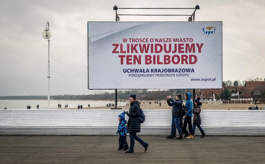 Sopot: Z krajobrazu miasta zniknął ostatni bilboard reklamowy. Usuwanie największych reklam wielkoformatowych trwało 2,5 roku