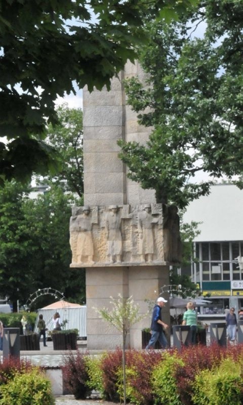 Pomnik autorstwa Anny Krzymińskiej powstał w 1965 r.
