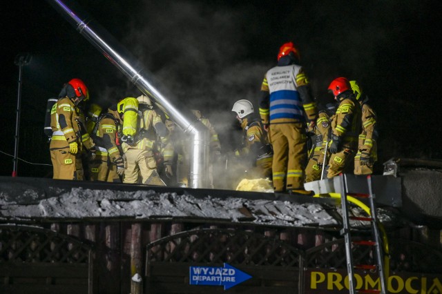 Pożar budynku przy ul. Karłowicza w Zakopanem