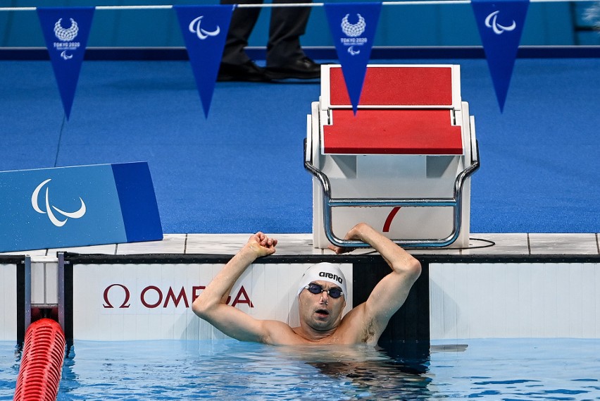 Jacek Czech podczas startu na igrzyskach paraolimpijskich w...
