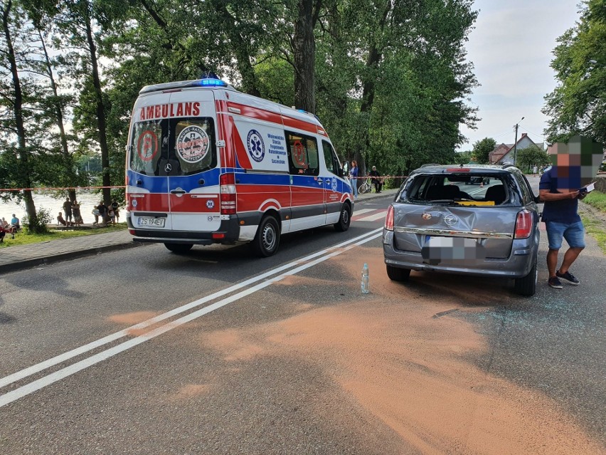 Wypadek na drodze wojewódzkiej nr 163 w miejscowości Stare...