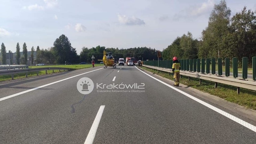 Do śmiertelnego wypadku na obwodnicy Krakowa A4 doszło w...