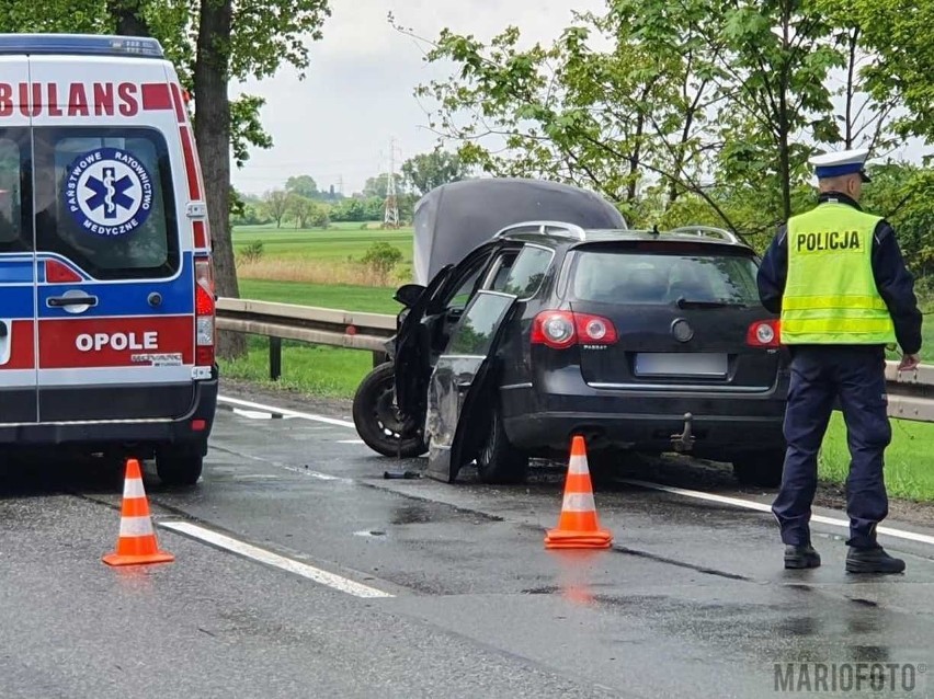 Groźny wypadek na trasie Opole - Kluczbork.