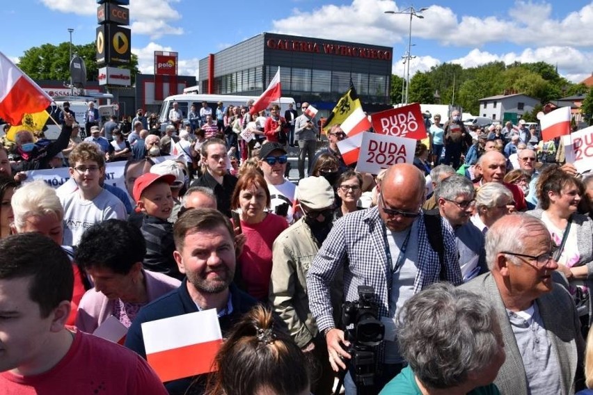 Andrzej Duda w Kościerzynie. 9.06.2020 r.